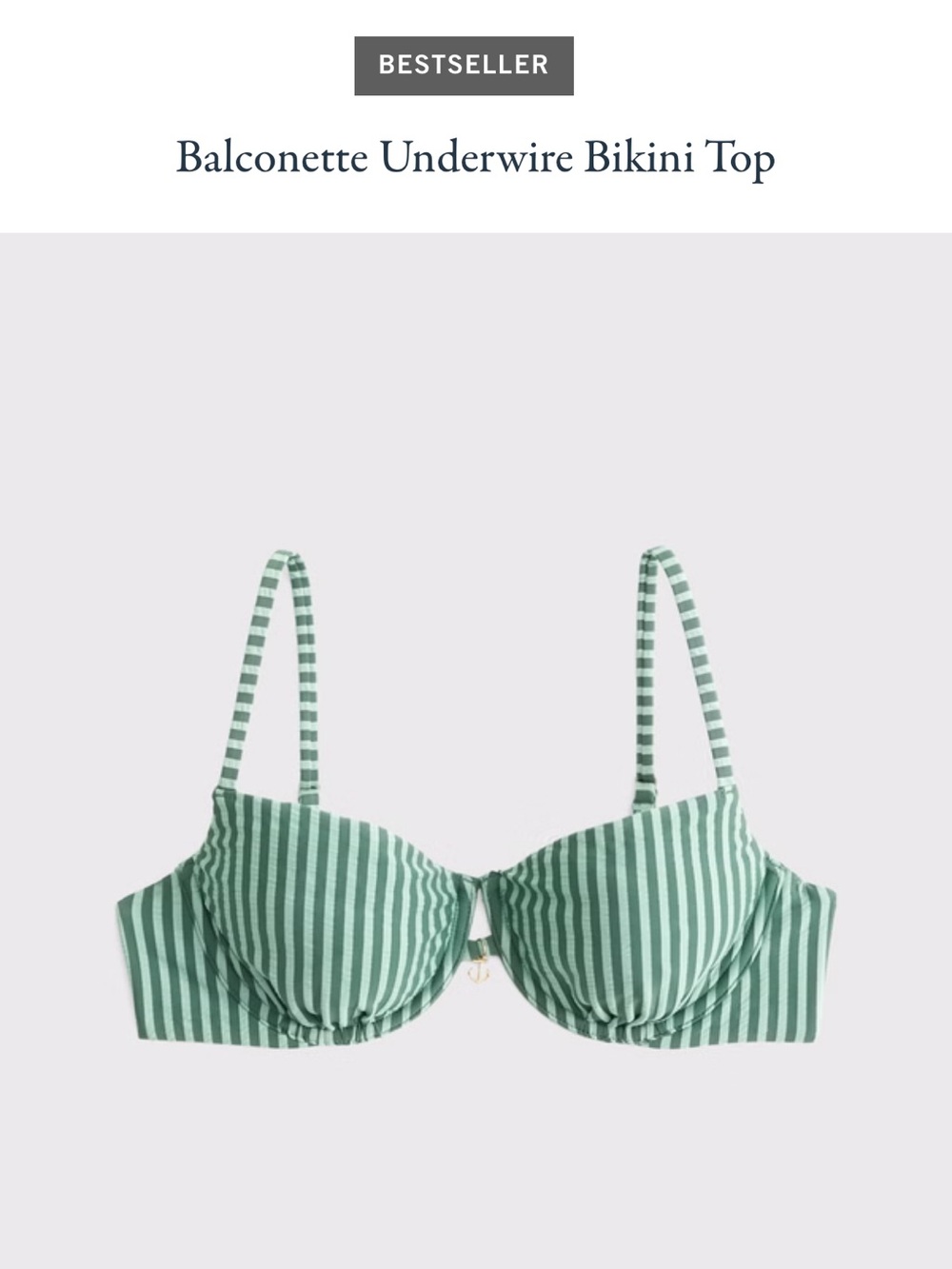 New Abercrombie swim top
